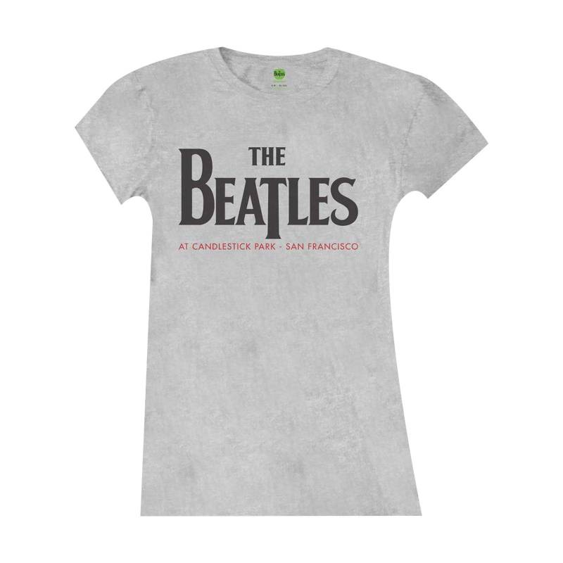 Candlestick Park Tshirt Damen Grau L von The Beatles