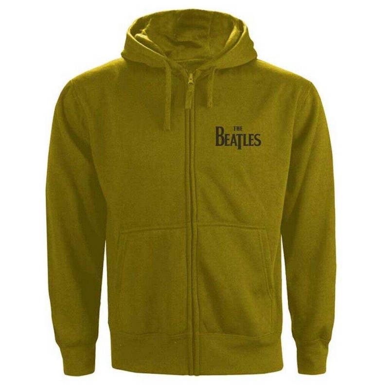 Hoodie Mit Durchgehendem Reißverschluss Damen Grün L von The Beatles