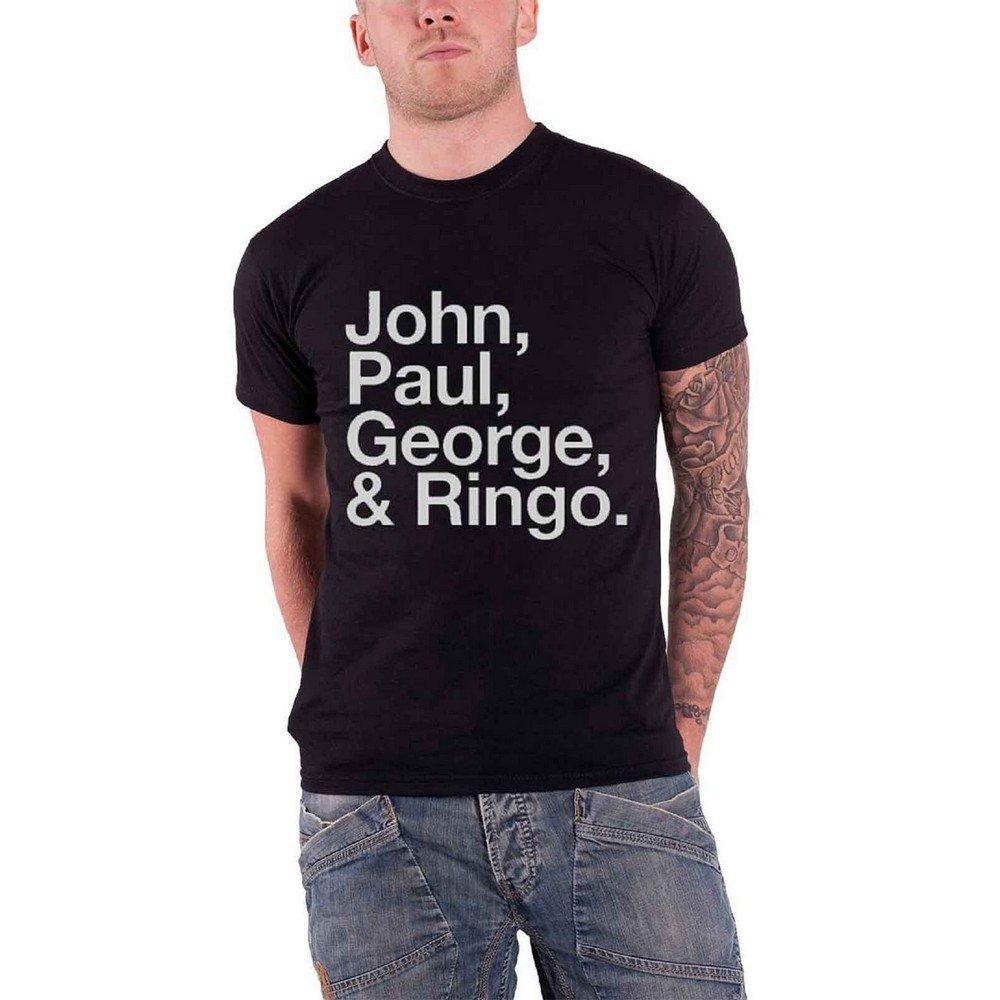 John Paul George & Ringo Tshirt Damen Schwarz S von The Beatles