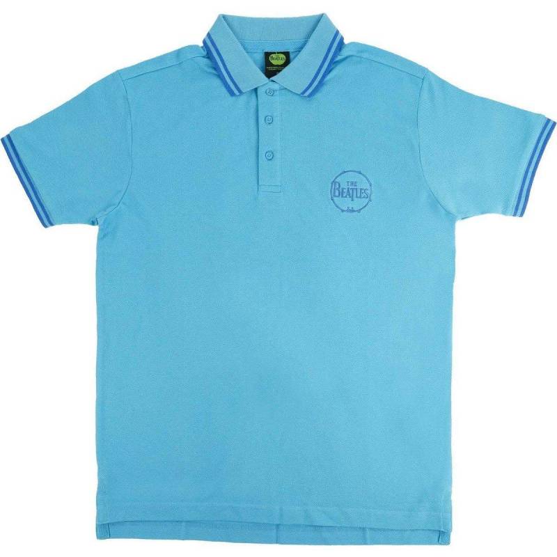 Poloshirt Damen Hellblau L von The Beatles