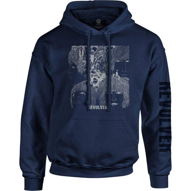 Reverse Revolver Hoodie Zum Überziehen Damen Marine XXL von The Beatles