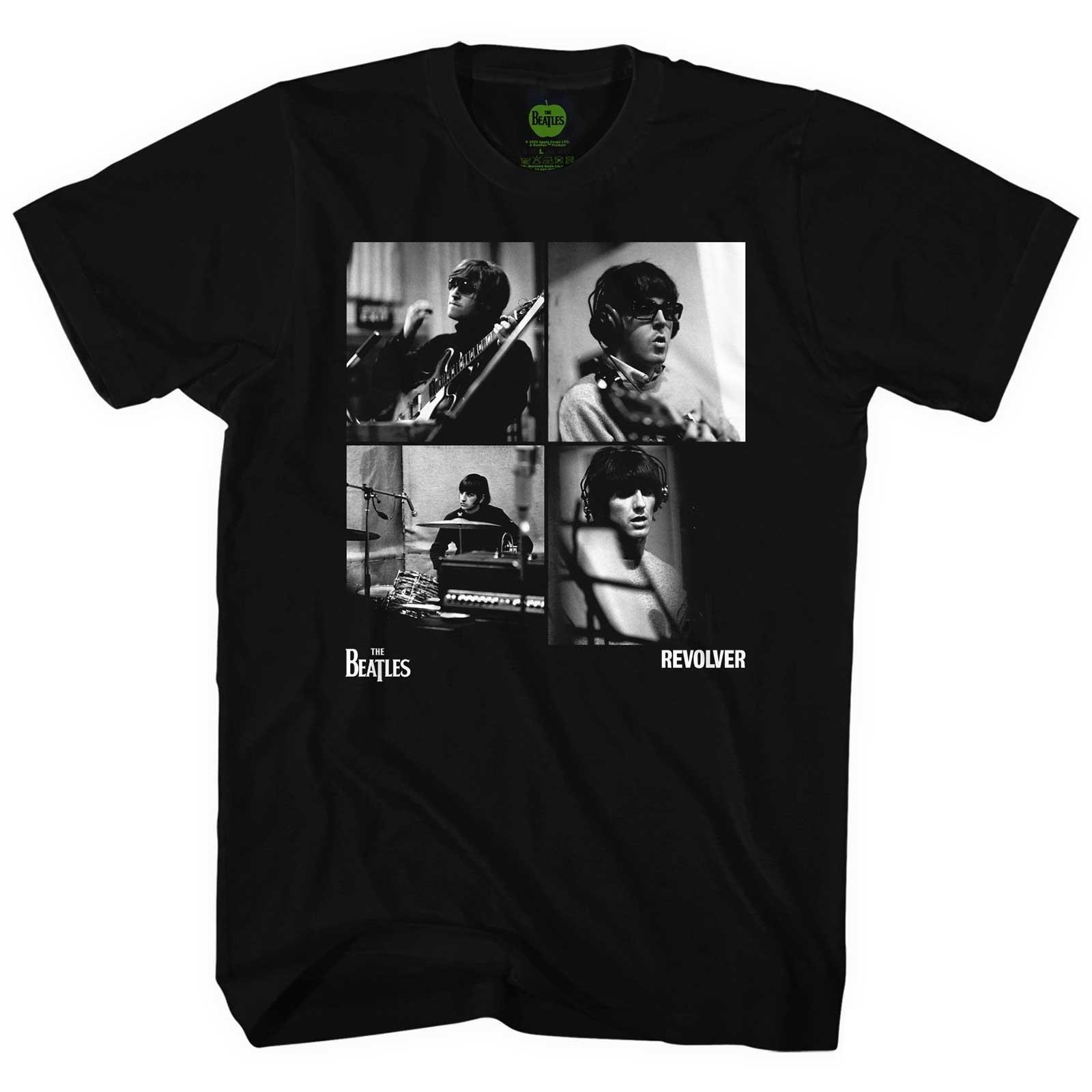 Revolver Tshirt Damen Schwarz XL von The Beatles