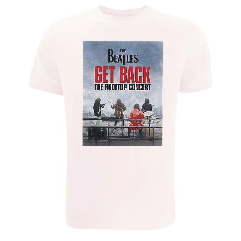 Rooftop Concert Tshirt Damen Weiss M von The Beatles