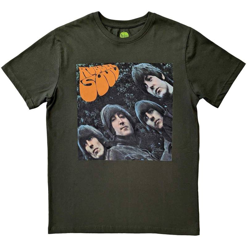 Rubber Soul Tshirt Damen Grün S von The Beatles