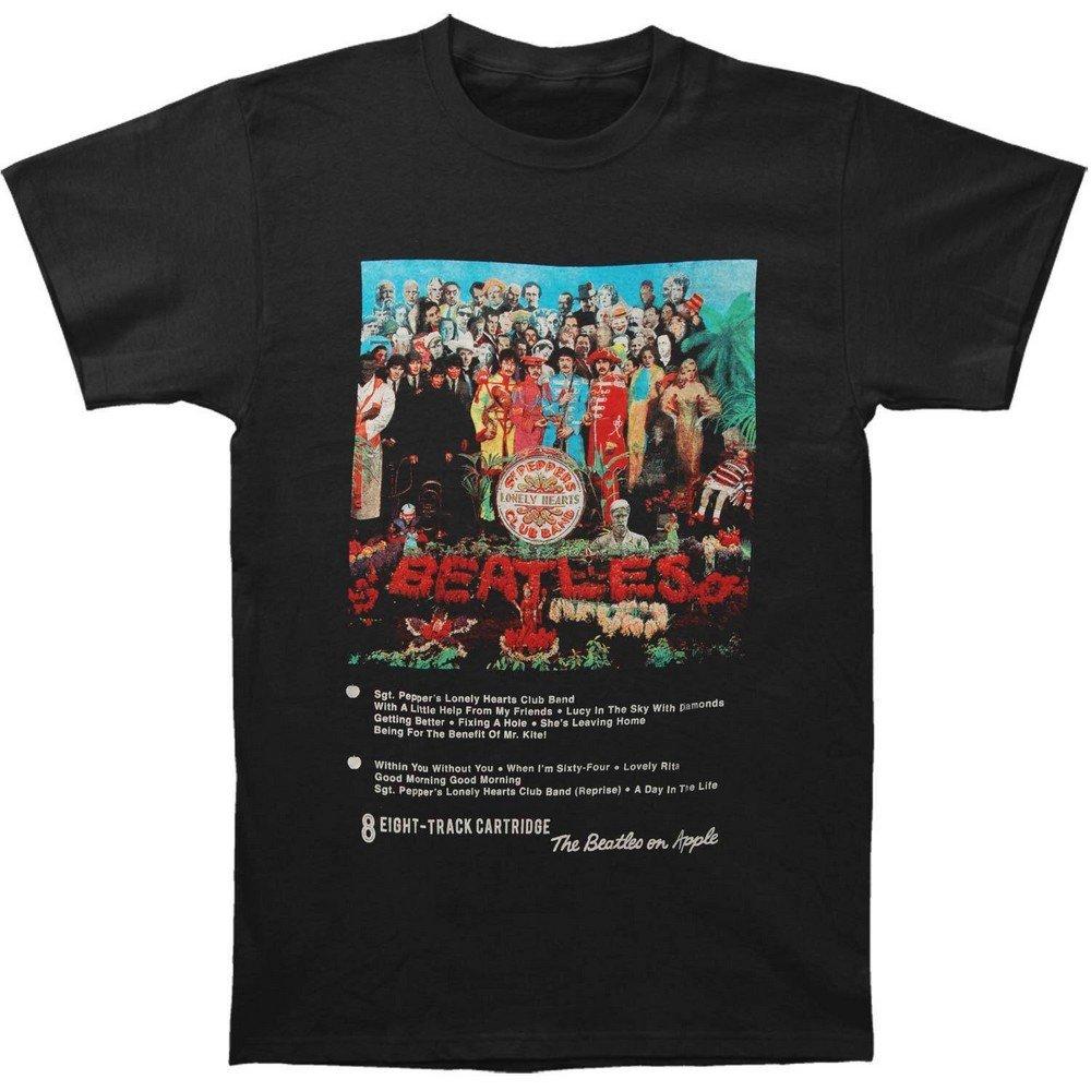 Sgt Pepper 8 Track Tshirt Damen Schwarz XL von The Beatles