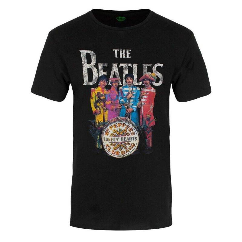 Sgt Pepper Tshirt Damen Schwarz L von The Beatles