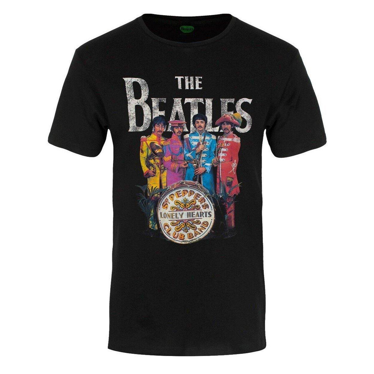 The Beatles - Sgt Pepper TShirt, für Damen, Schwarz, Größe XL von The Beatles