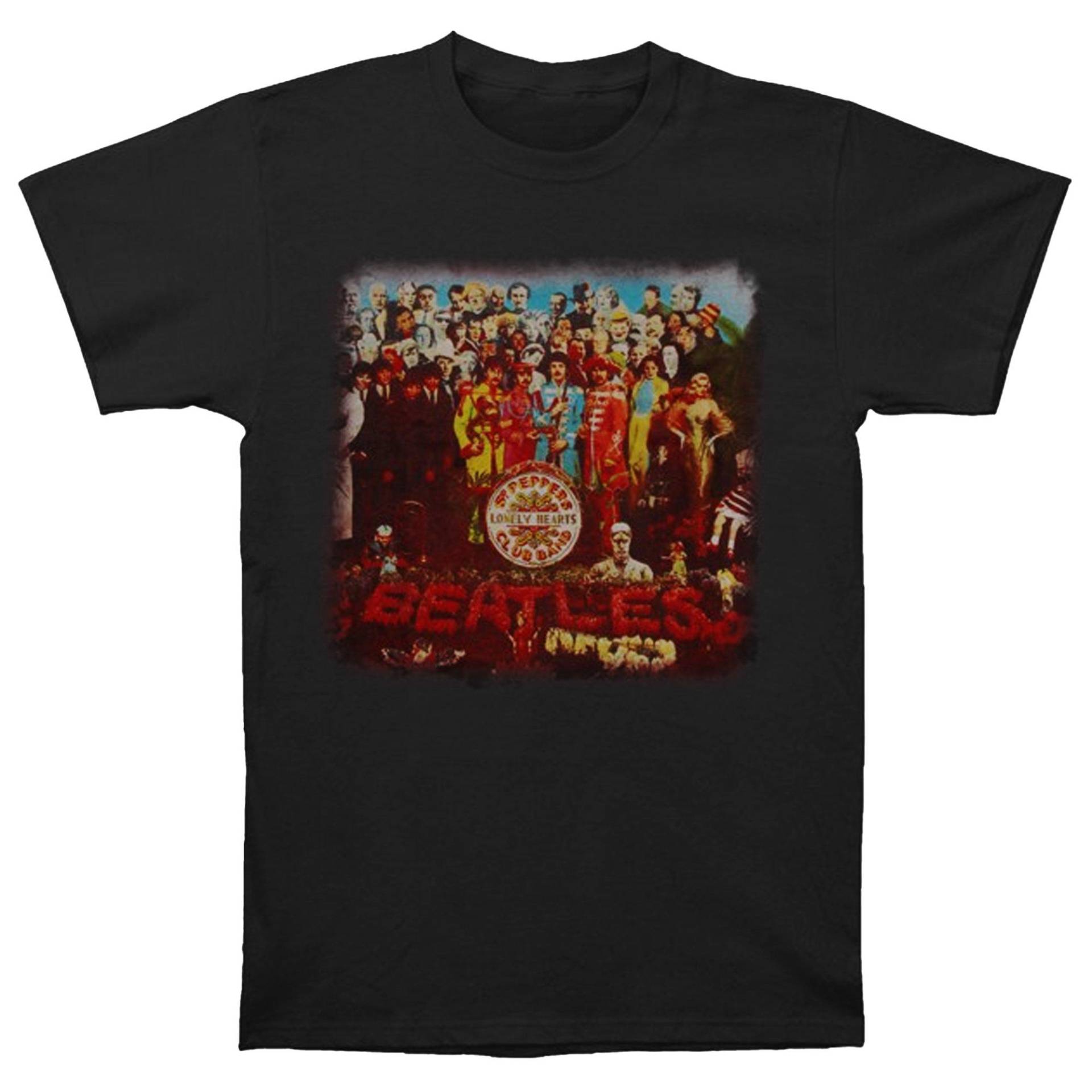 Sgt Pepper Tshirt Damen Schwarz XXL von The Beatles