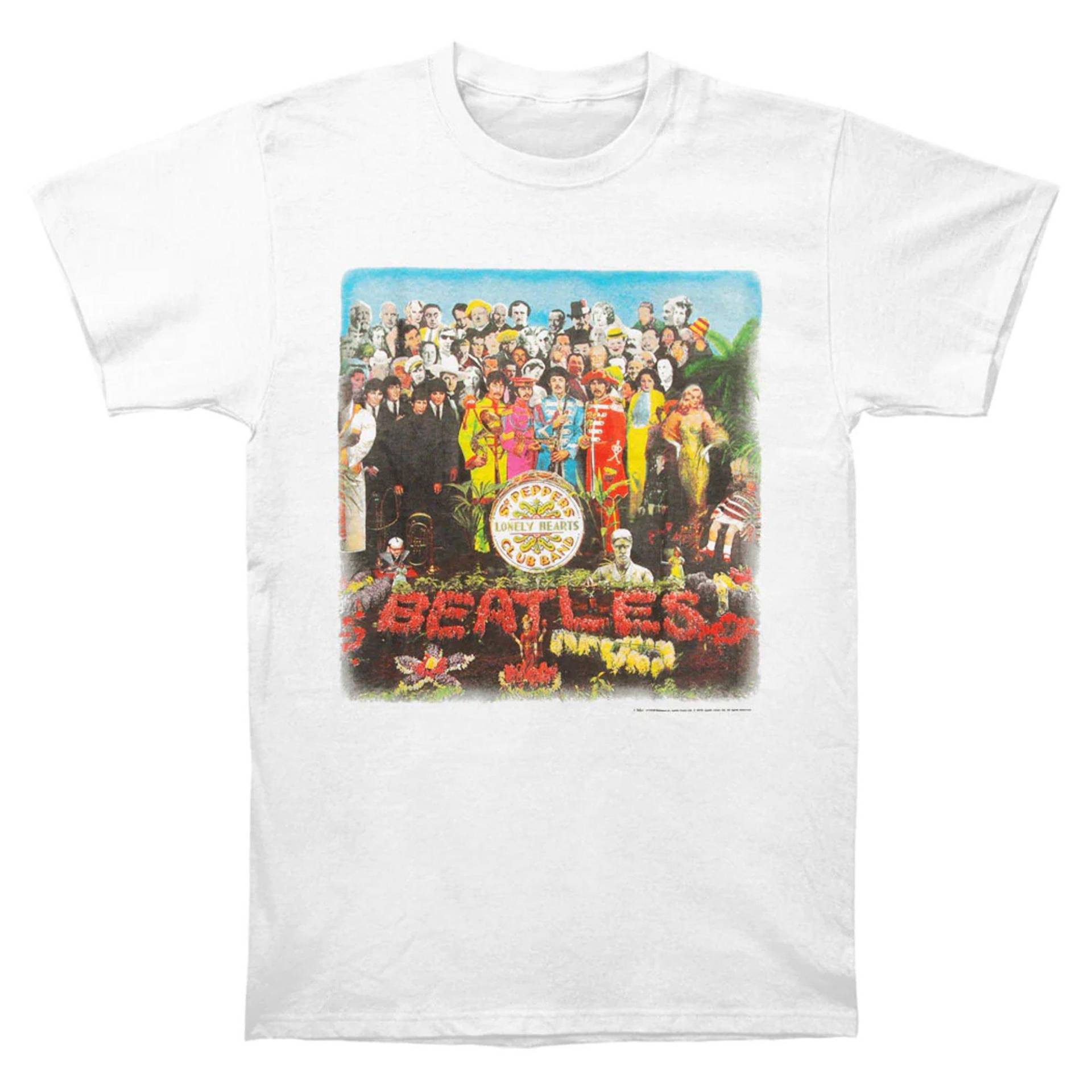 Sgt Pepper Tshirt Damen Weiss L von The Beatles