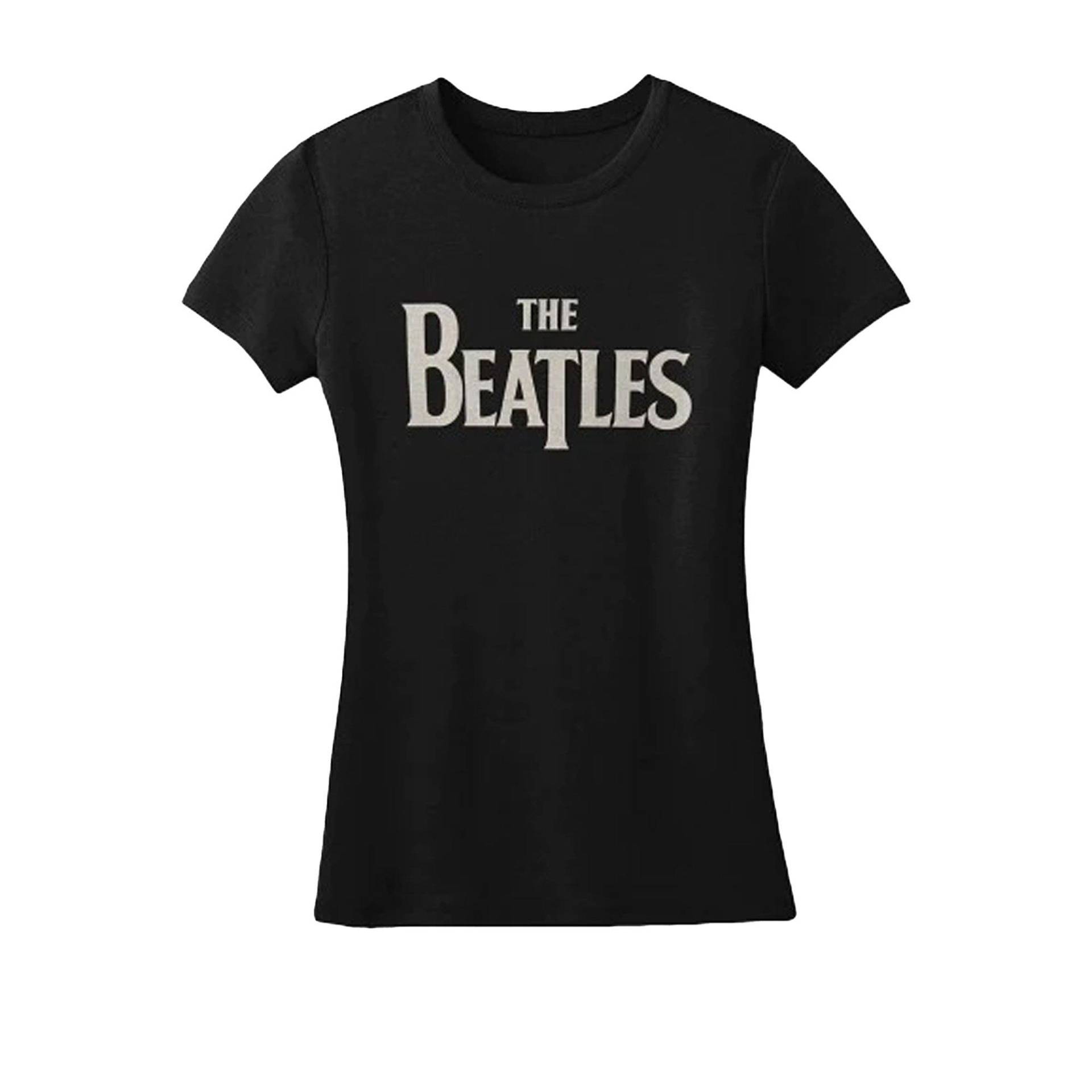 Tshirt Damen Schwarz S von The Beatles