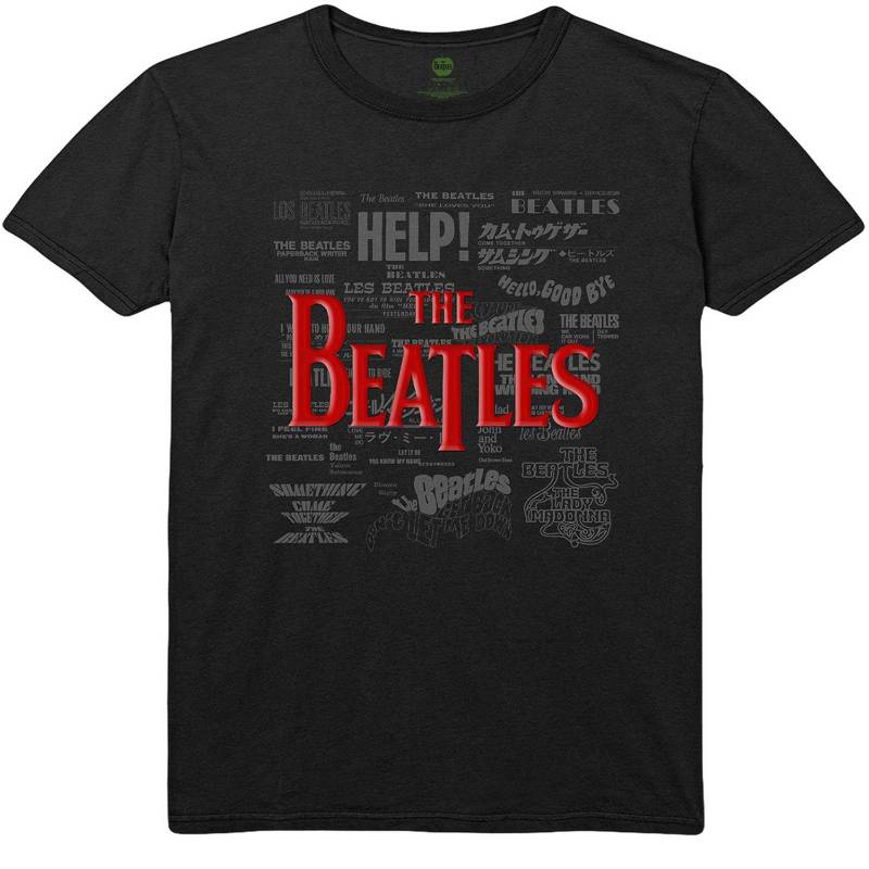 The Beatles - TShirt Logo, für Damen, Schwarz, Größe XL von The Beatles