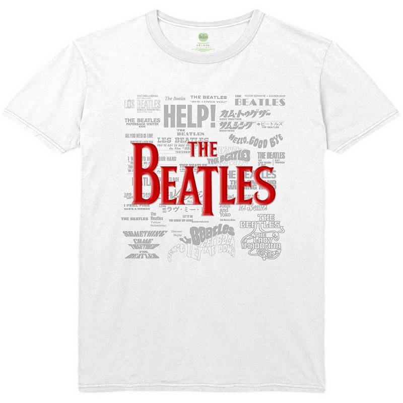 Tshirt Logo Damen Weiss M von The Beatles