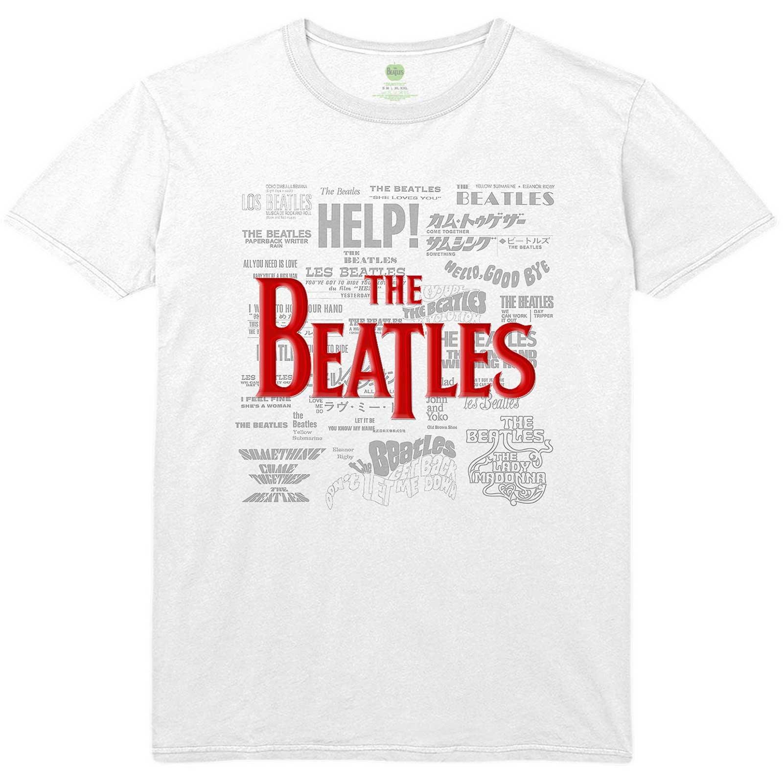 Tshirt Logo Damen Weiss S von The Beatles