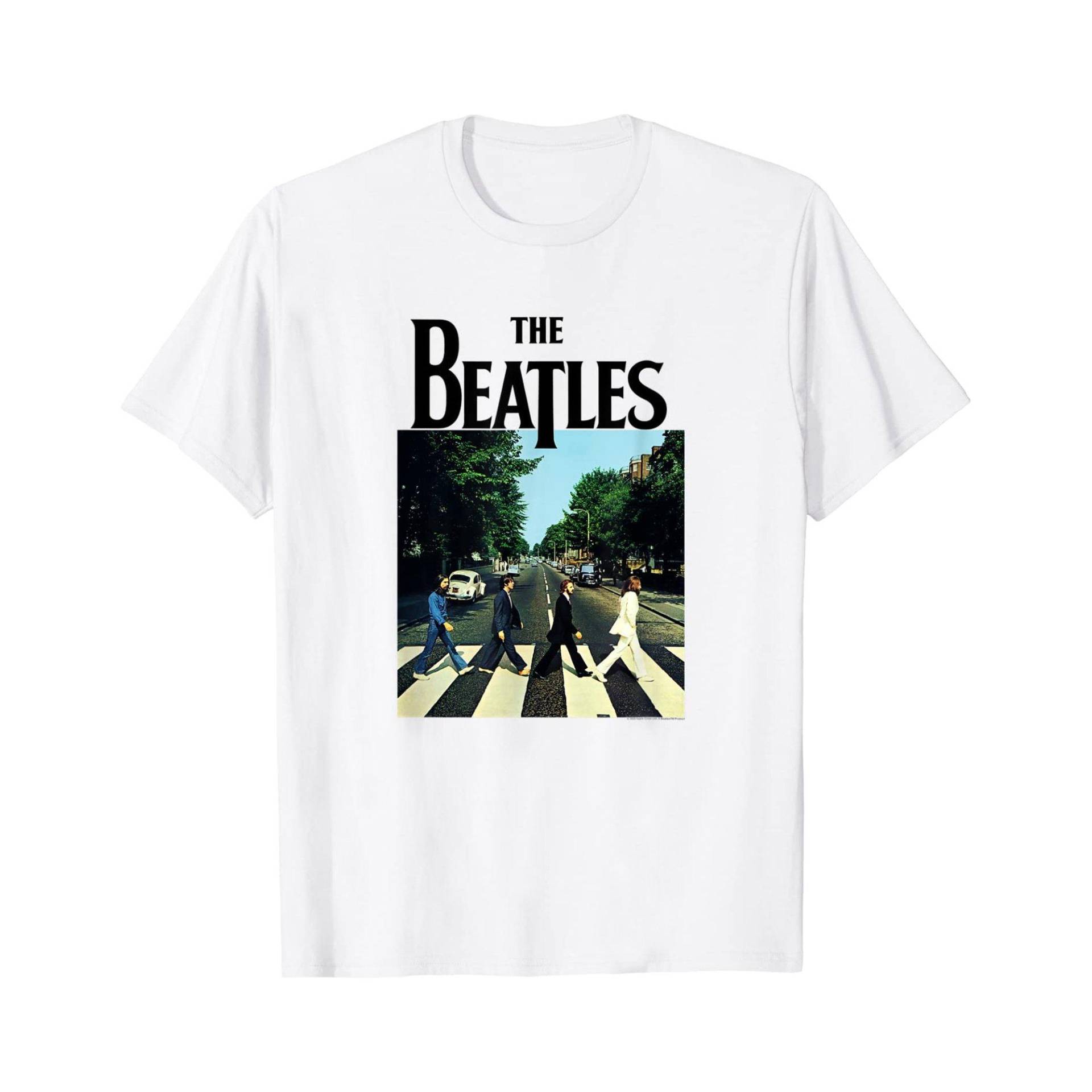 The Beatles - TShirt Logo, 116, Weiss von The Beatles