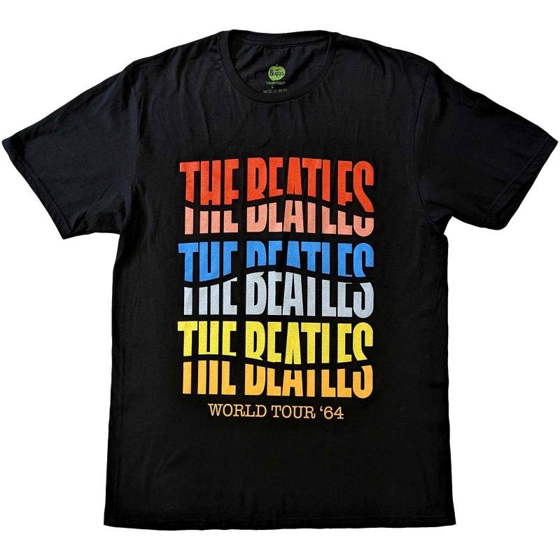 World Tour' 64 Tshirt Damen Schwarz S von The Beatles