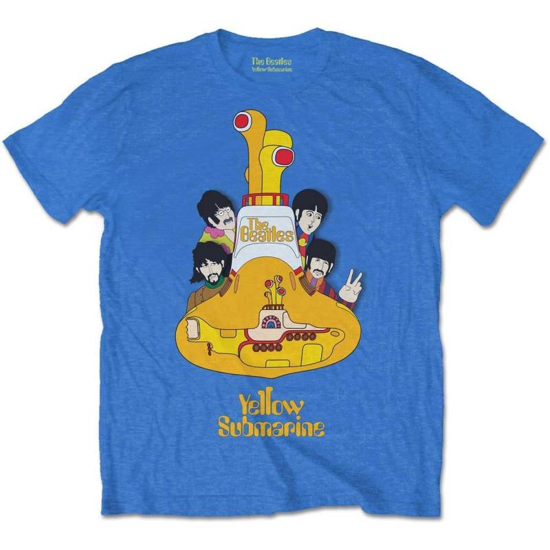 Yellow Submarine Tshirt Jungen Blau 146/152 von The Beatles