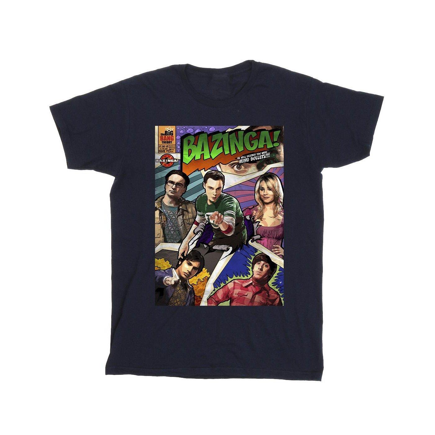 Bazinga Cover Tshirt Herren Marine 4XL von The Big Bang Theory