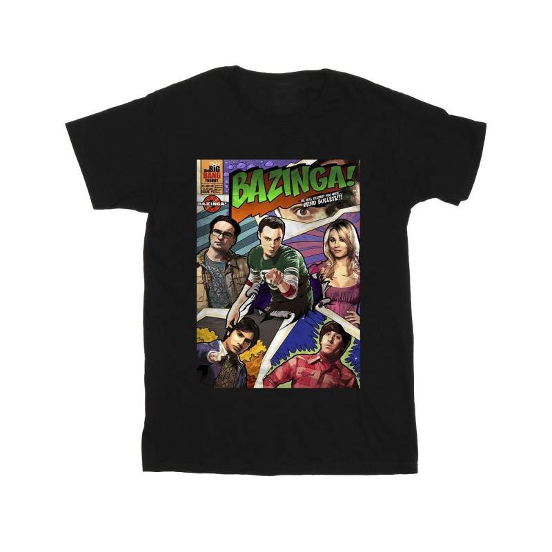 Bazinga Cover Tshirt Herren Schwarz S von The Big Bang Theory