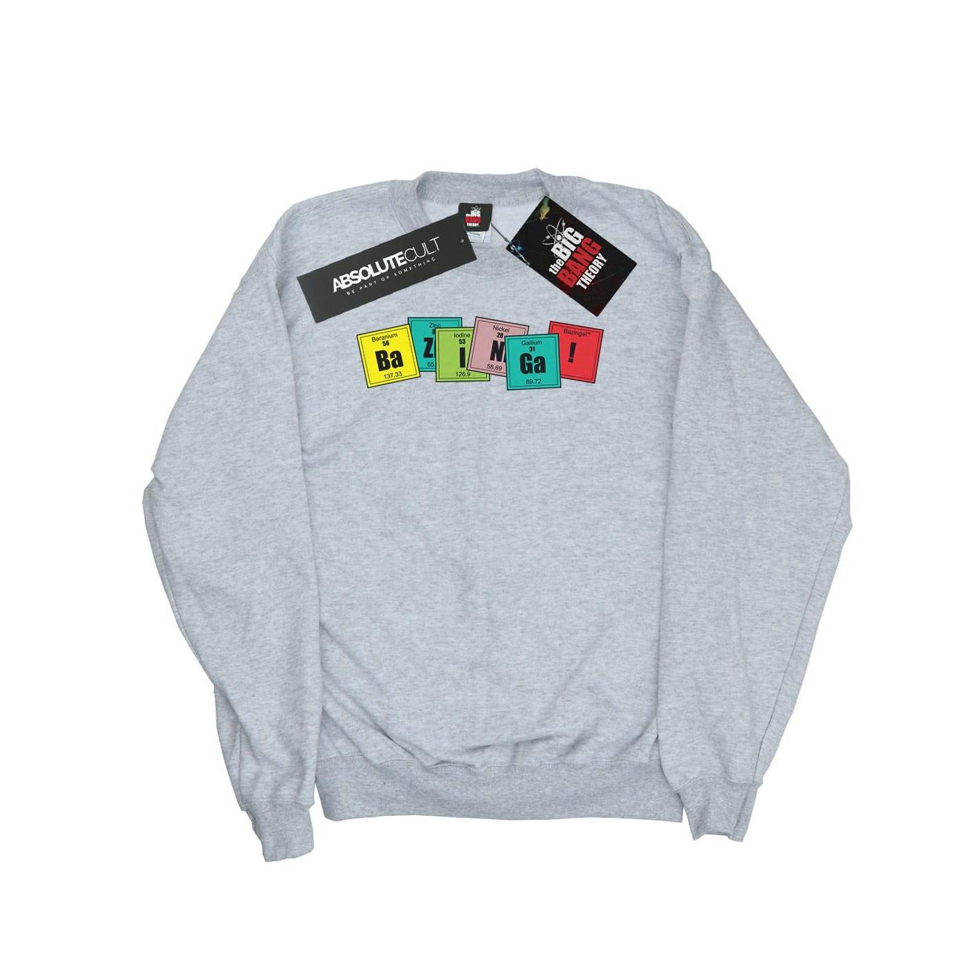 The Big Bang Theory - Bazinga Sweatshirt, für Herren, Grau, Größe L von The Big Bang Theory