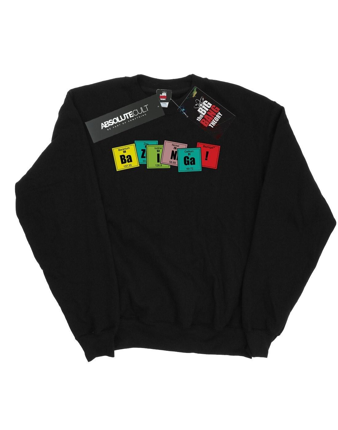 The Big Bang Theory - Bazinga Sweatshirt, für Herren, Schwarz, Größe M von The Big Bang Theory