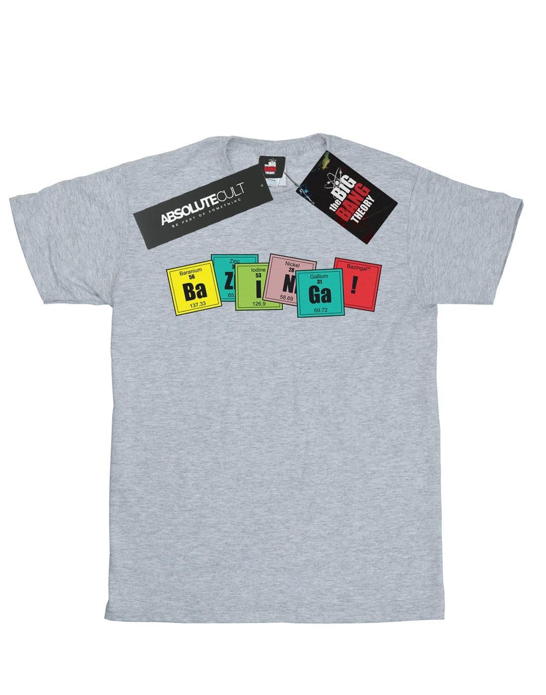 Bazinga Elements Tshirt Herren Grau S von The Big Bang Theory