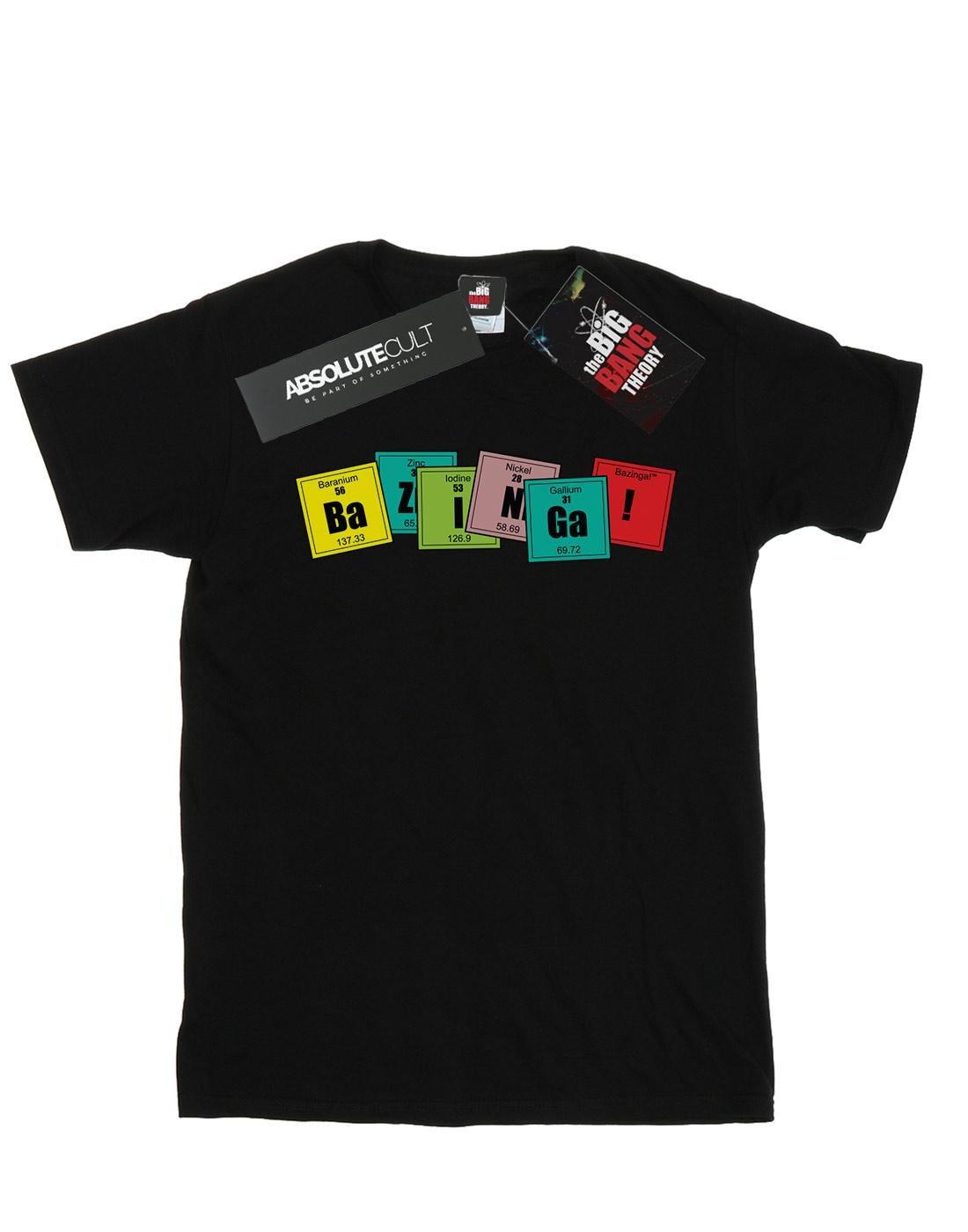 Bazinga Elements Tshirt Herren Schwarz 5XL von The Big Bang Theory