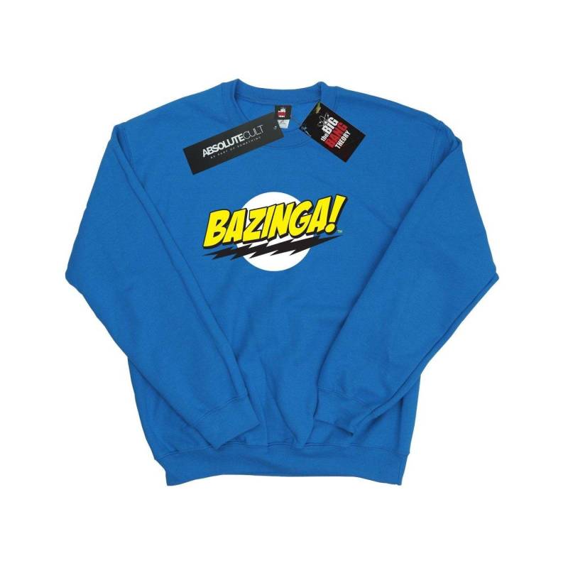 Bazinga Sweatshirt Herren Königsblau L von The Big Bang Theory