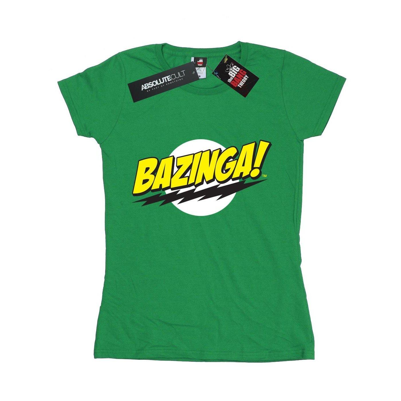 The Big Bang Theory - Bazinga TShirt, für Damen, Grün, Größe M von The Big Bang Theory