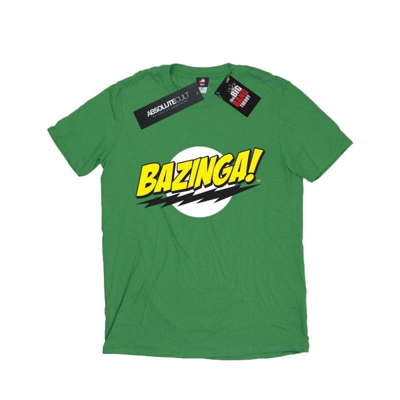 Bazinga Tshirt Herren Grün S von The Big Bang Theory