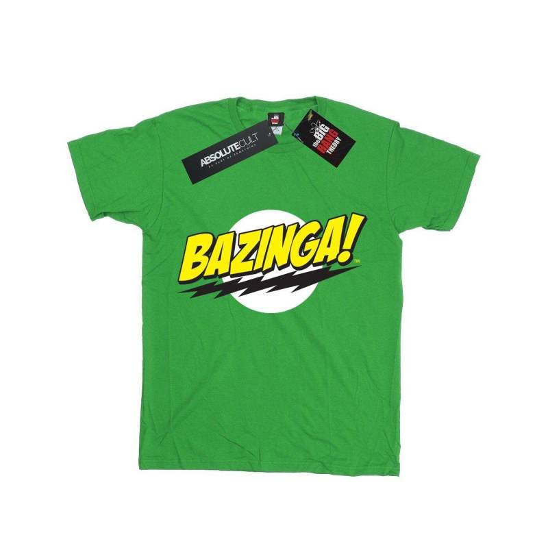 The Big Bang Theory - Bazinga TShirt, 116, Grün von The Big Bang Theory