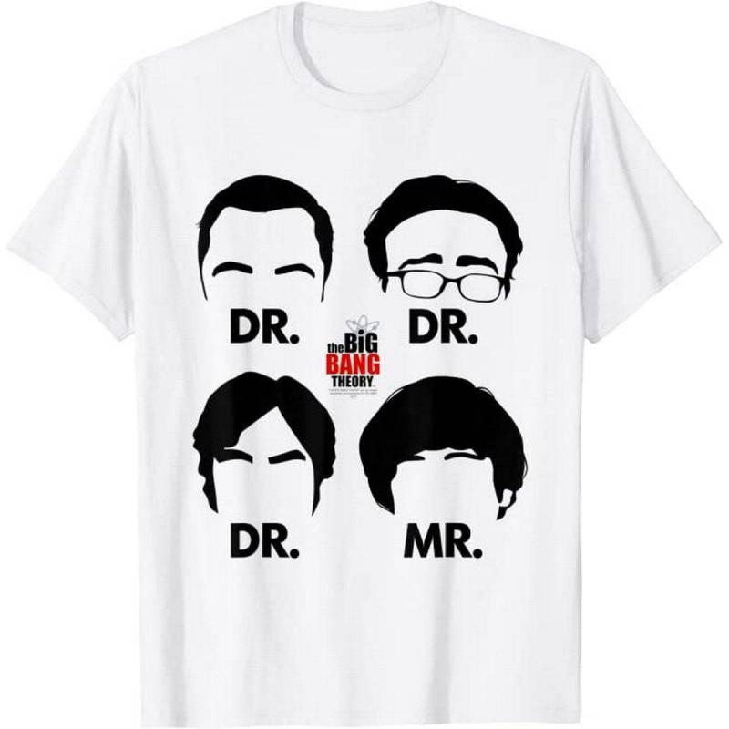 Doctors And Mr Tshirt Herren Weiss 3XL von The Big Bang Theory