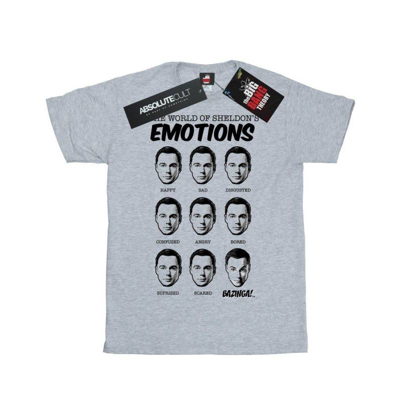 Emotions Tshirt Damen Grau S von The Big Bang Theory