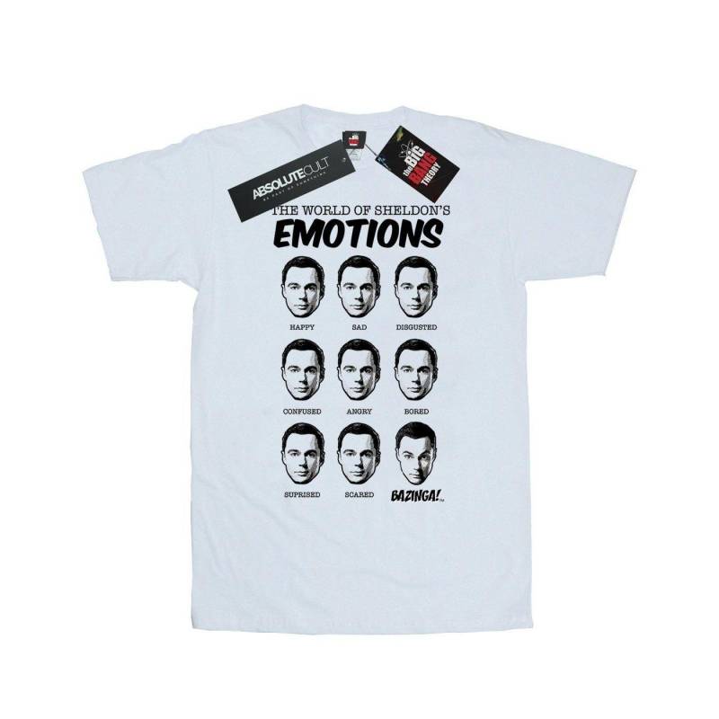 The Big Bang Theory - Emotions TShirt, für Damen, Weiss, Größe M von The Big Bang Theory