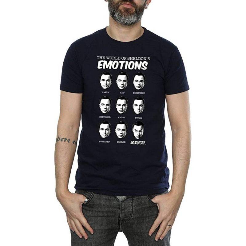 The Big Bang Theory - Emotions TShirt, für Herren, Marine, Größe L von The Big Bang Theory