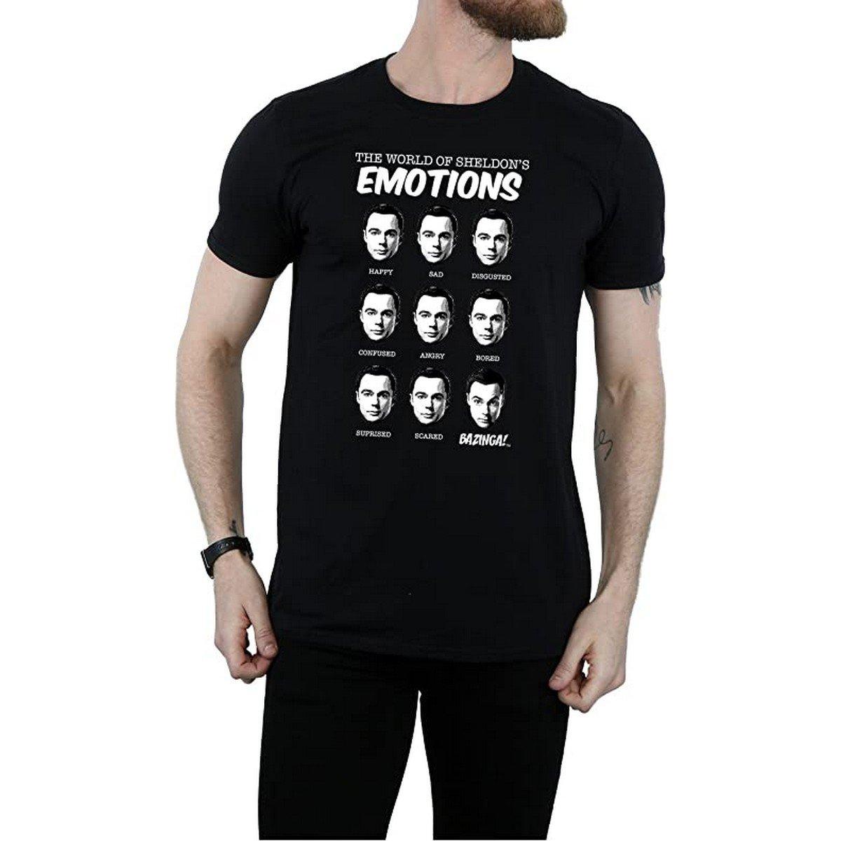 Emotions Tshirt Herren Schwarz 3XL von The Big Bang Theory