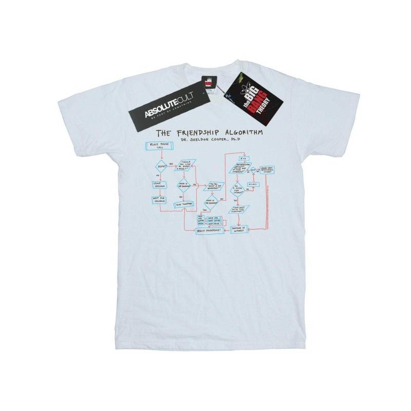 The Big Bang Theory - Friendship Algorithm TShirt, für Herren, Weiss, Größe XL von The Big Bang Theory