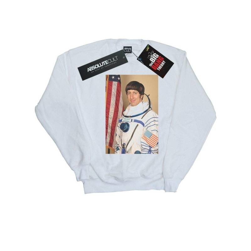 Howard Wolowitz Rocket Man Sweatshirt Herren Weiss XL von The Big Bang Theory