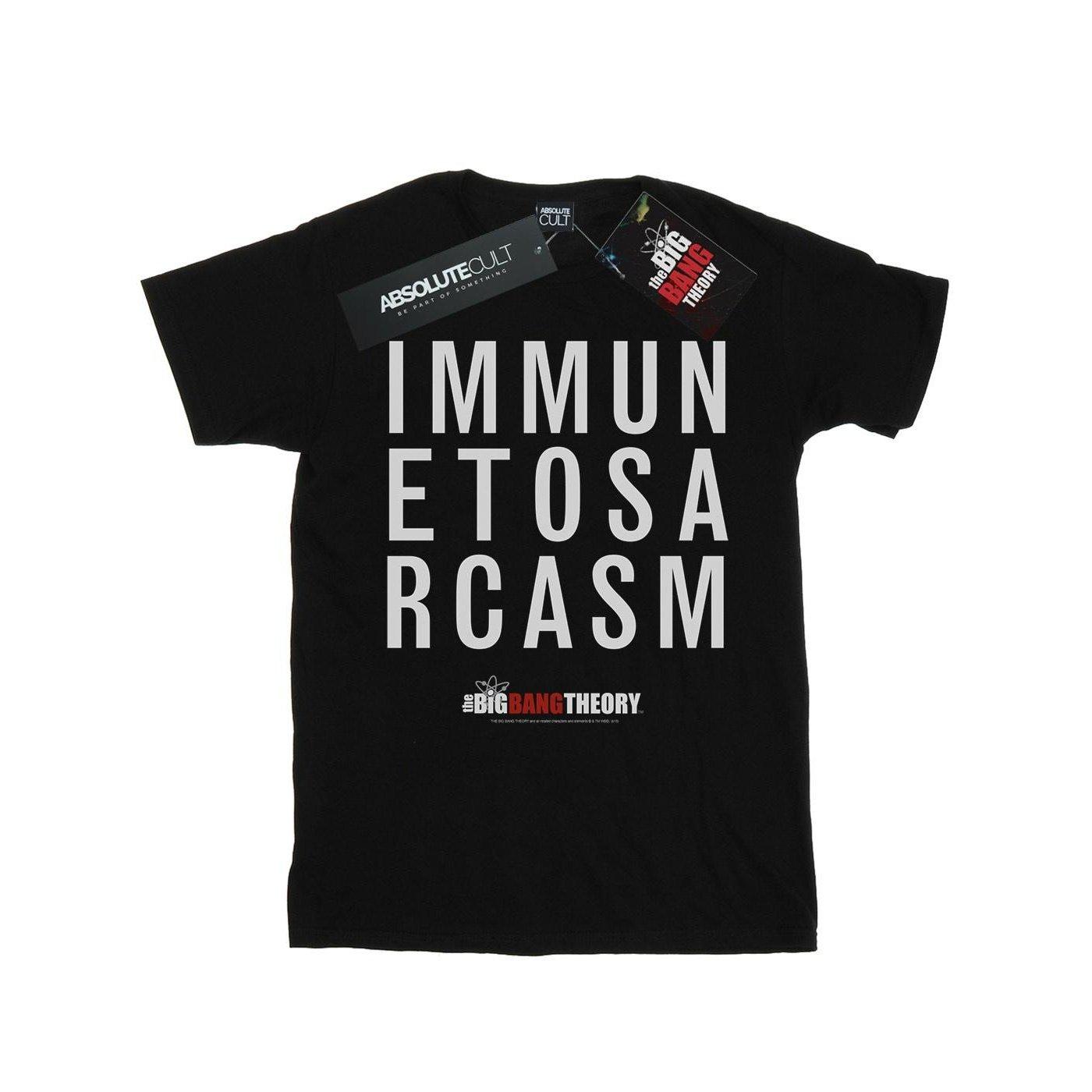 Immune To Sarcasm Tshirt Damen Schwarz L von The Big Bang Theory