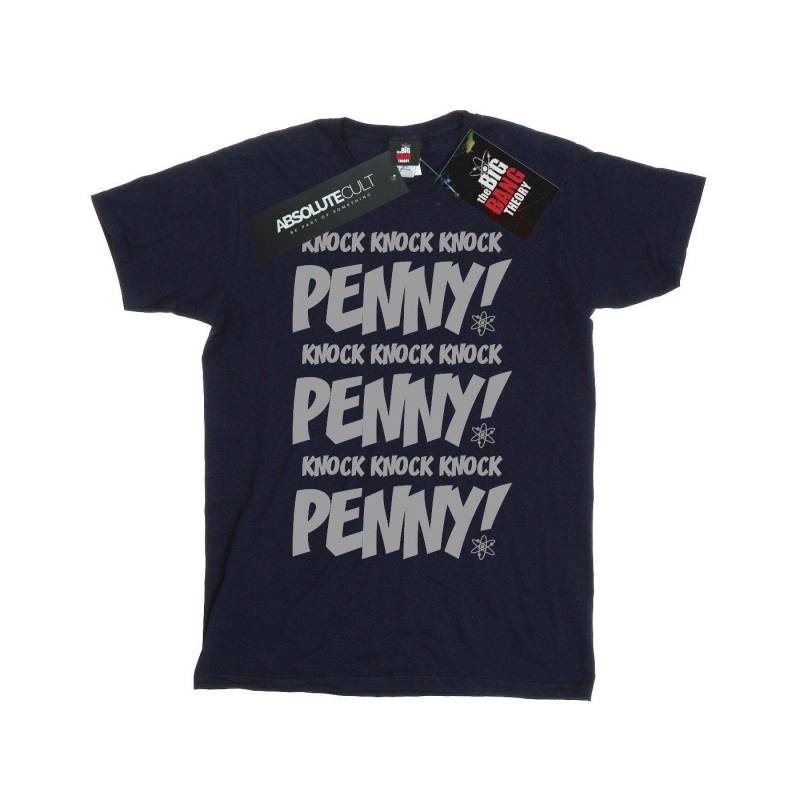 The Big Bang Theory - Knock Penny TShirt, für Damen, Marine, Größe L von The Big Bang Theory