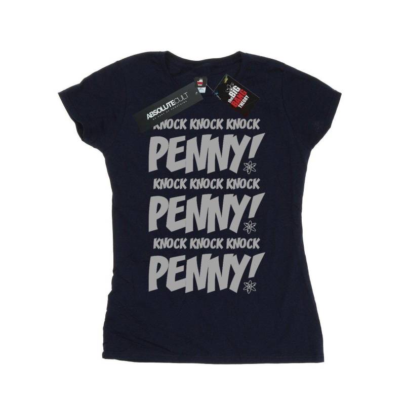 Knock Knock Penny Tshirt Damen Marine M von The Big Bang Theory