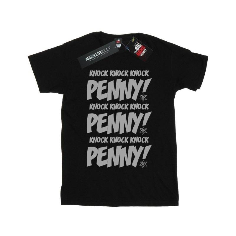 The Big Bang Theory - Knock Penny TShirt, für Damen, Schwarz, Größe L von The Big Bang Theory