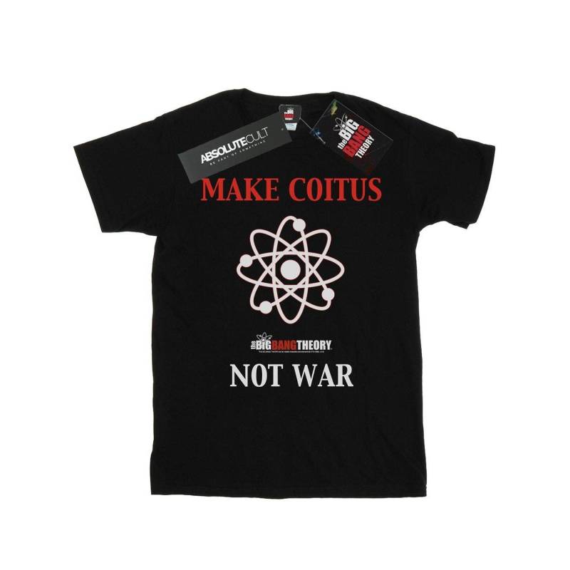 Make Coitus Not War Tshirt Herren Schwarz 4XL von The Big Bang Theory