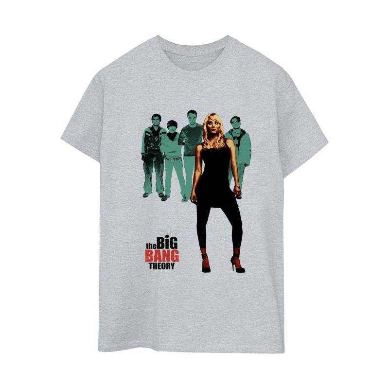 Penny Standing Tshirt Damen Grau L von The Big Bang Theory