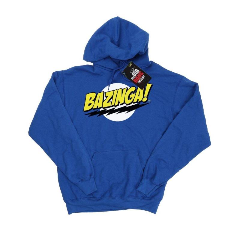 Sheldon Bazinga Kapuzenpullover Herren Königsblau XL von The Big Bang Theory