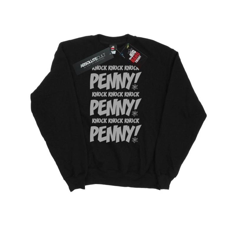 Sheldon Knock Knock Penny Sweatshirt Herren Schwarz 3XL von The Big Bang Theory