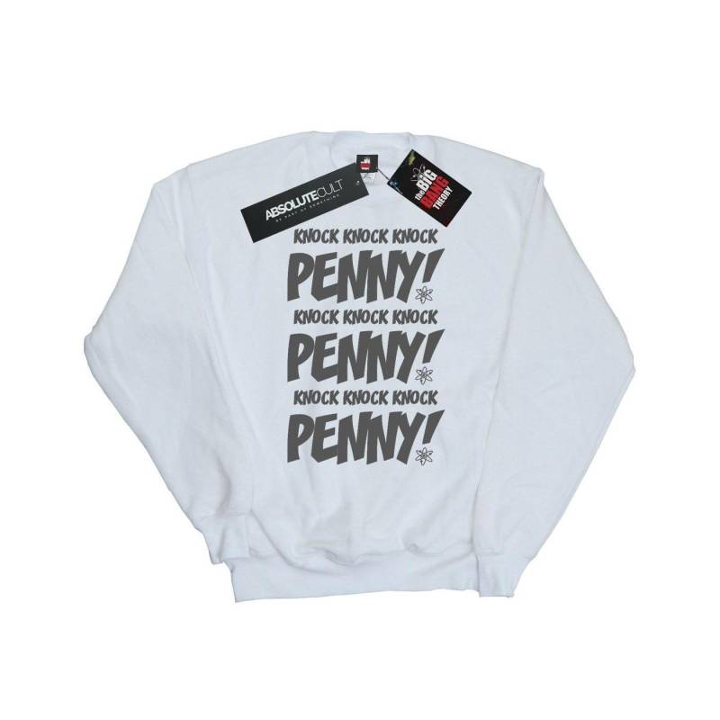 Sheldon Knock Knock Penny Sweatshirt Herren Weiss 3XL von The Big Bang Theory