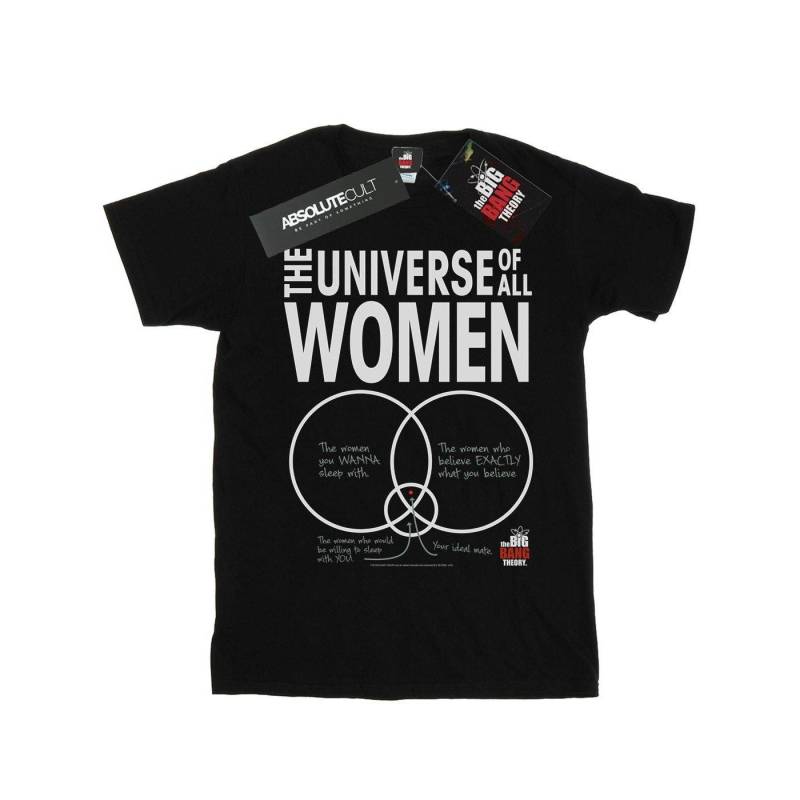 The Universe Of All Women Tshirt Herren Schwarz L von The Big Bang Theory