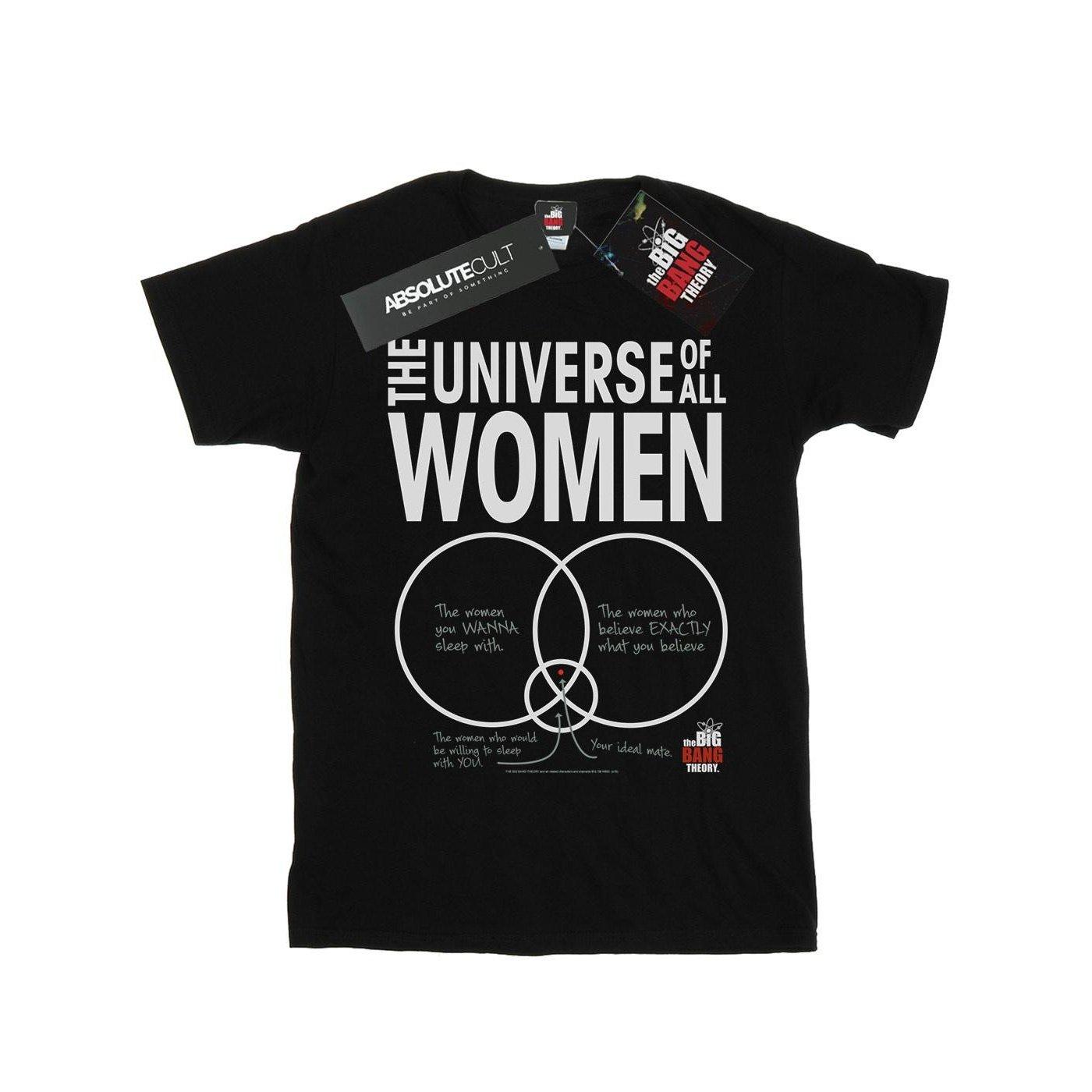 The Big Bang Theory - Universe Of All Women TShirt, für Herren, Schwarz, Größe XXL von The Big Bang Theory