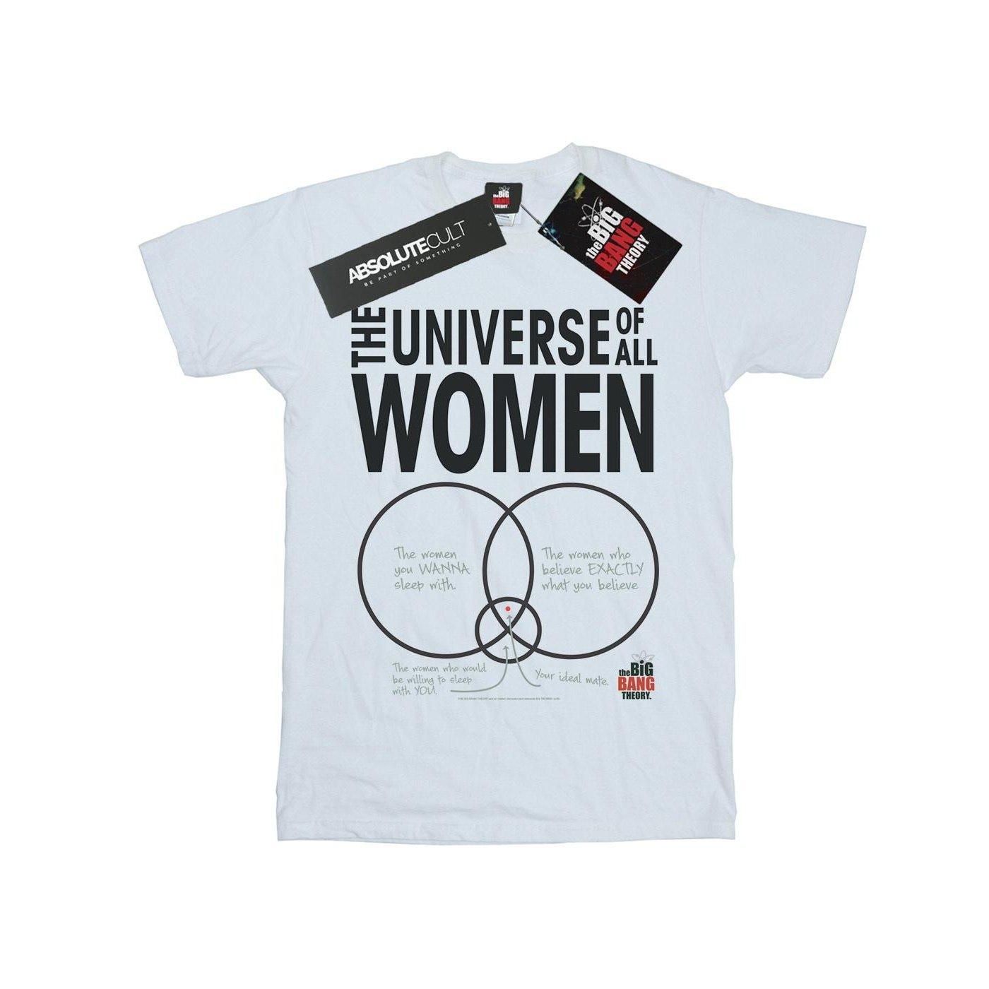 The Universe Of All Women Tshirt Herren Weiss 3XL von The Big Bang Theory