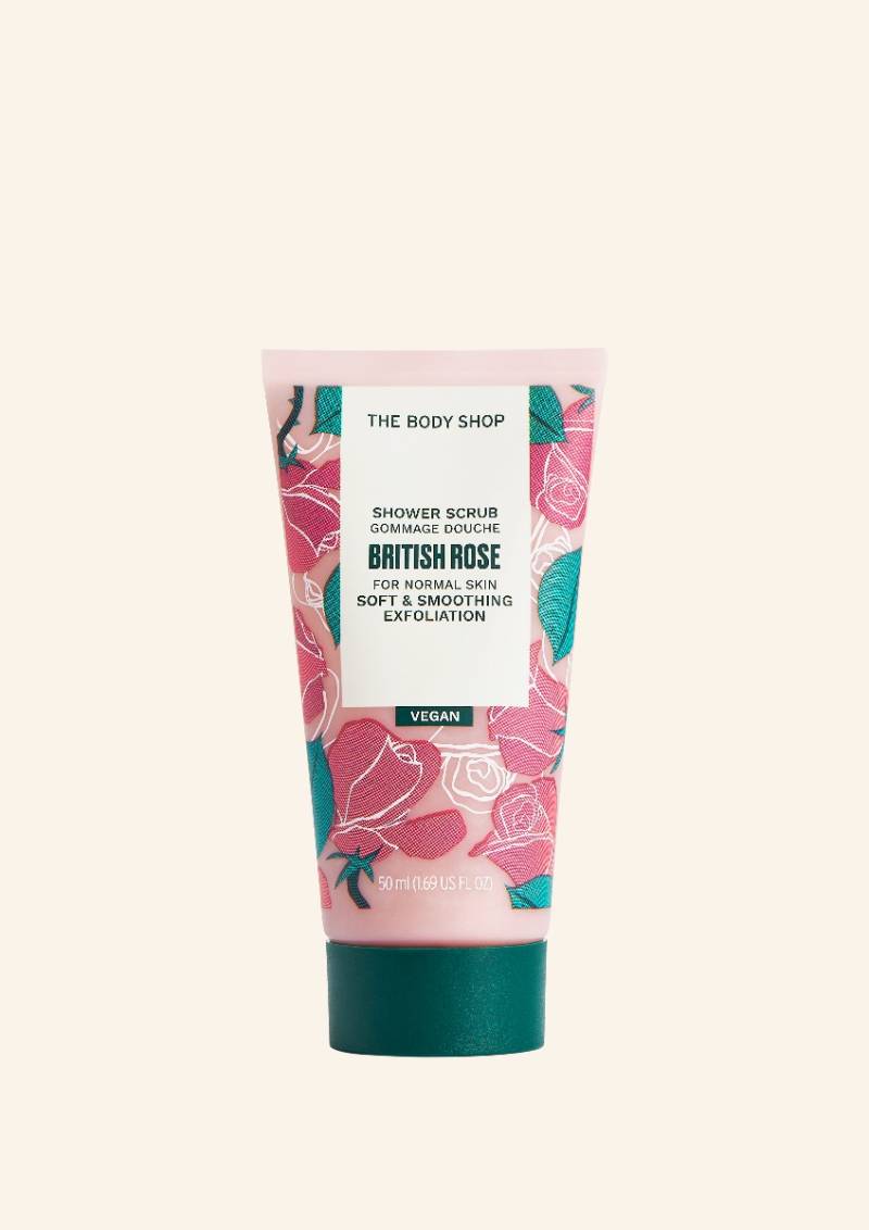 British Rose Duschpeeling Mini Size von The Body Shop